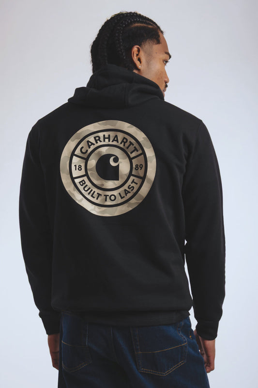 Sawyer Camo Hoodie - BLK