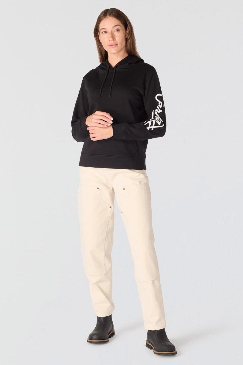 Sawyer Script Logo Hoodie - BLK