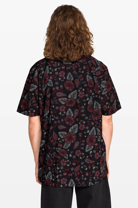 Scaler Stone Woven Short Sleeve Shirt - BLK