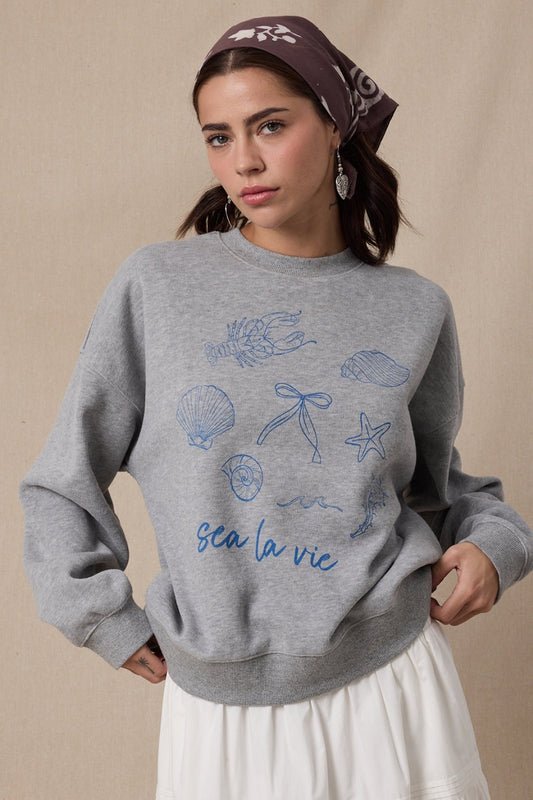 Sea La Vie Sweatshirt - HGR