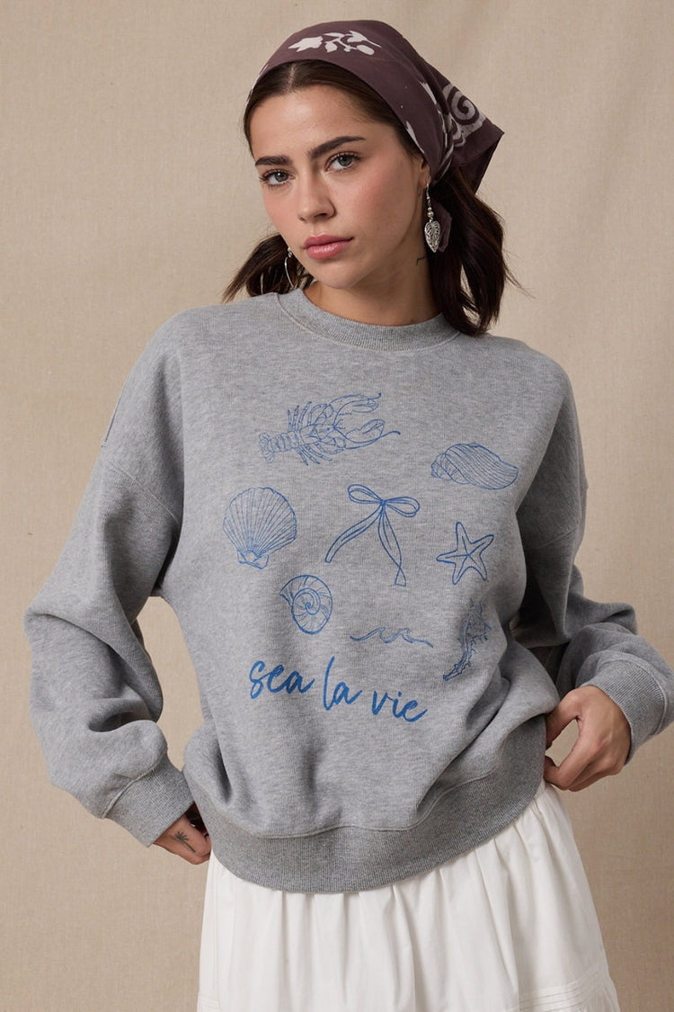 Sea La Vie Sweatshirt - HGR