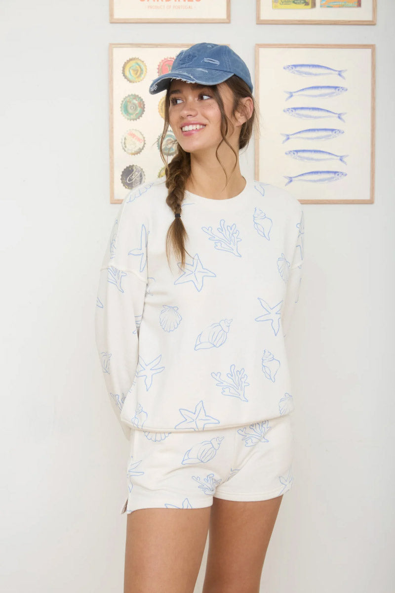 Sea Motif Sweatshirt - IVR