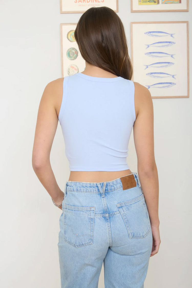 Seashell Crop Top - BLU