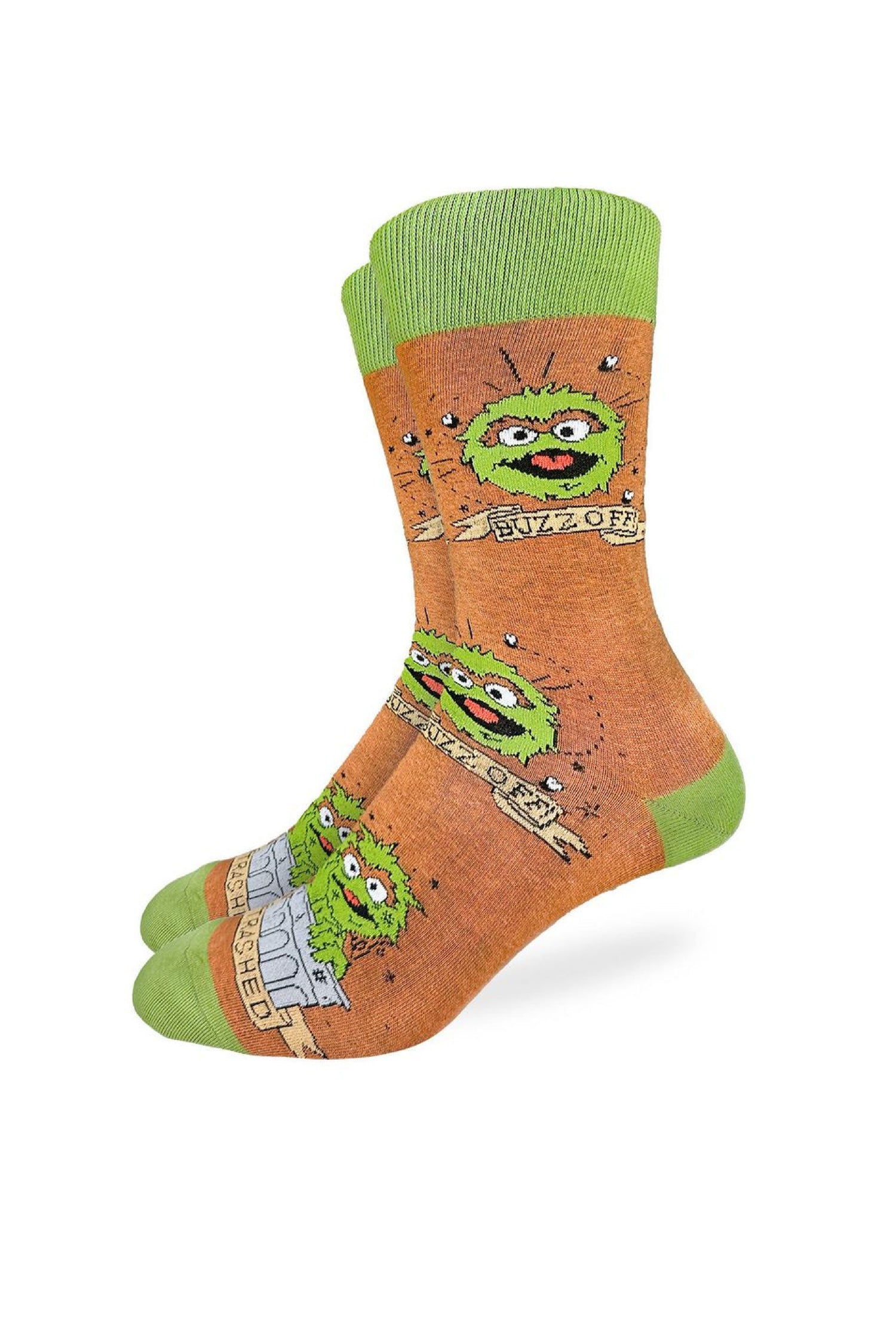 Sesame Street Oscar The Grouch Sock - GRN
