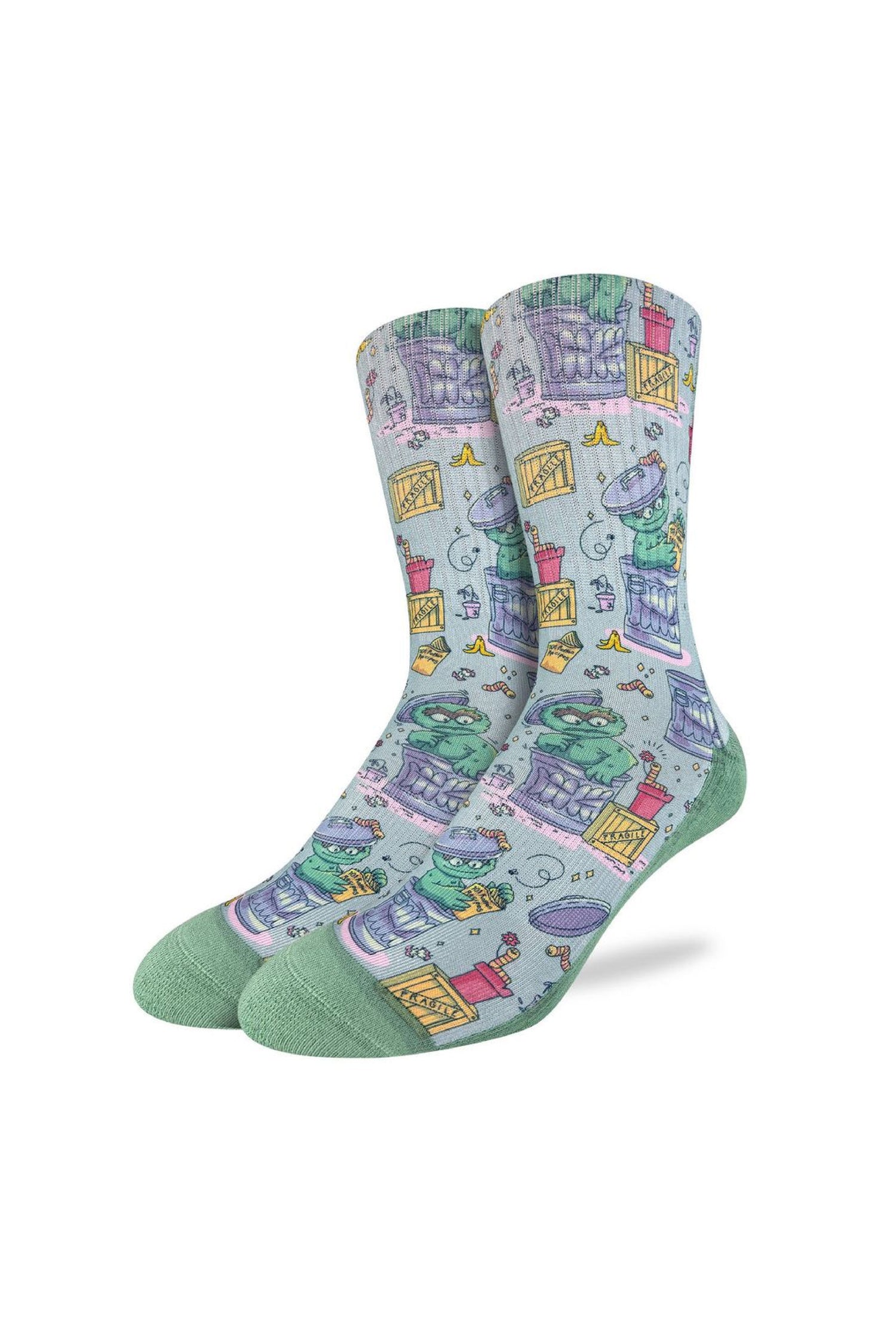 Sesame Street Oscar The Grouch Sock - MUL