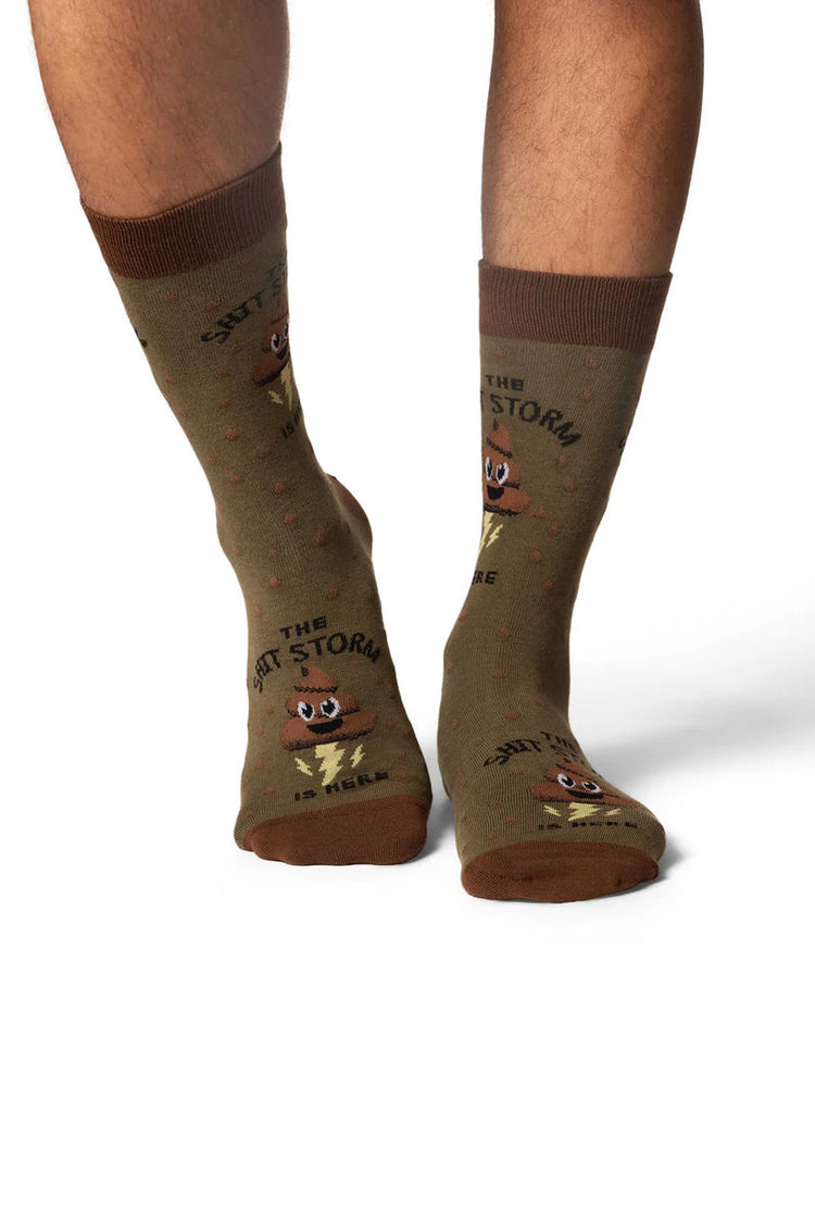 Sh*t Storm Socks - GRN