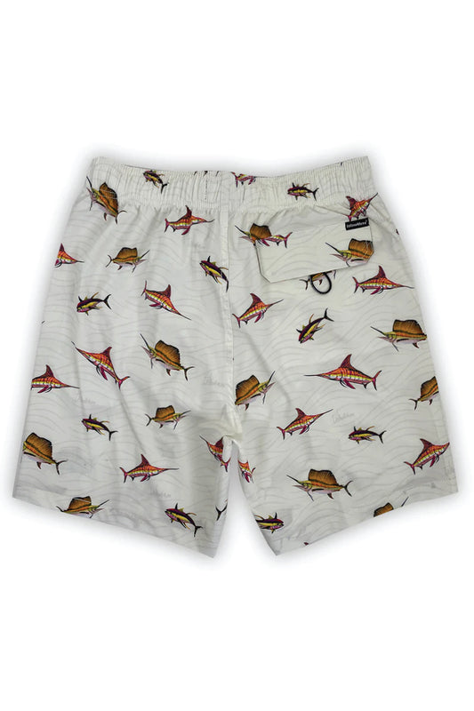 Shark Cruise Swim Shorts - CRM