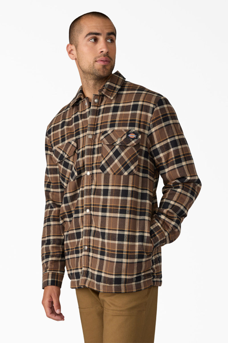 Sherpa Lined Flannel Jacket - KHK