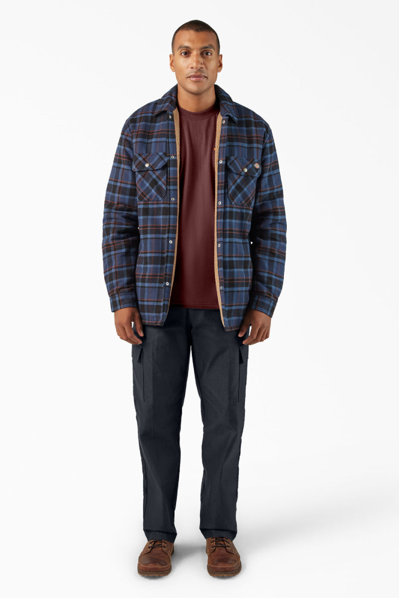 Sherpa Lined Flannel Jacket - NVA