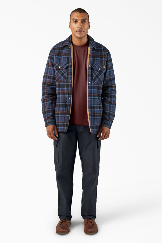 Sherpa Lined Flannel Jacket - NVA