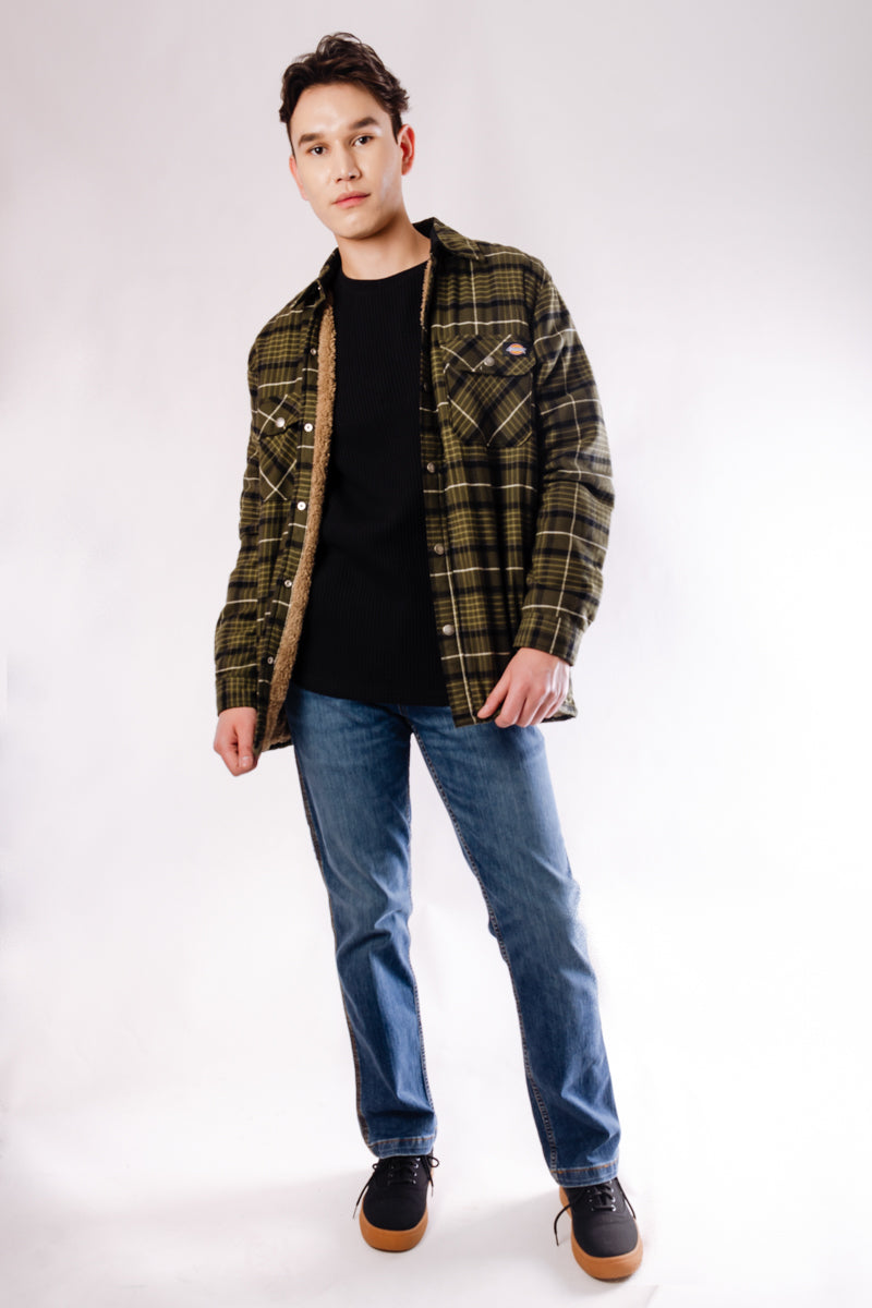 Sherpa Lined Flannel Jacket - TGR