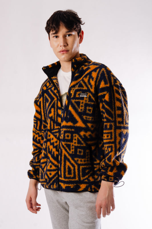 Sherpa Zip-Up Jacket - GLD