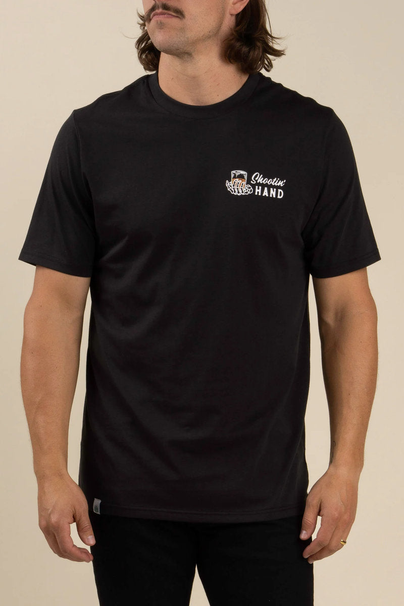 Shootin Hand Tee - BLK