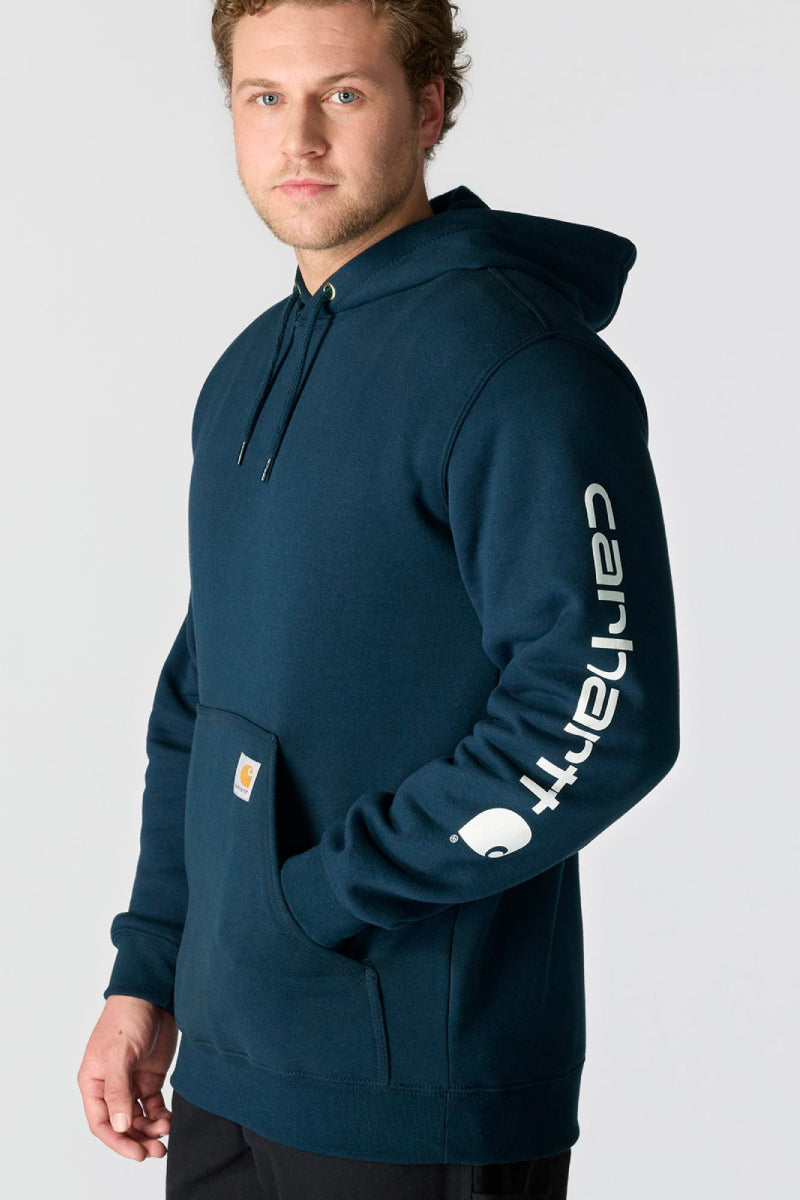 Signature Sleeve Logo Hoodie - NVY