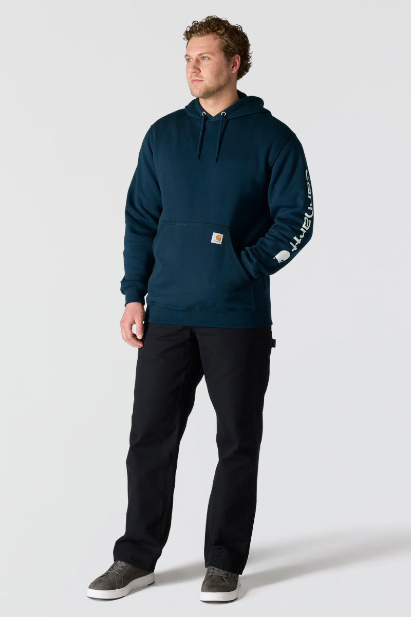 Signature Sleeve Logo Hoodie - NVY