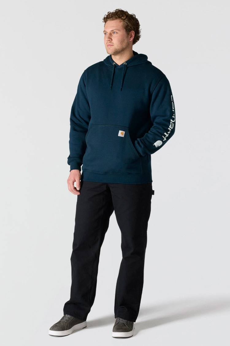 Signature Sleeve Logo Hoodie - NVY