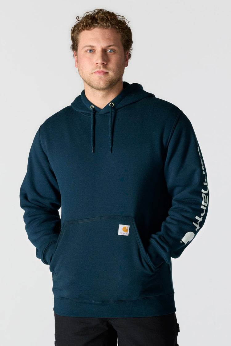 Signature Sleeve Logo Hoodie - NVY