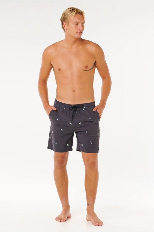 Skelly Breach 18" Volley Boardshorts - BLK