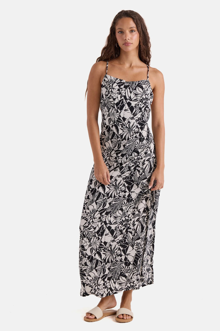 Slip Maxi Dress - BLK