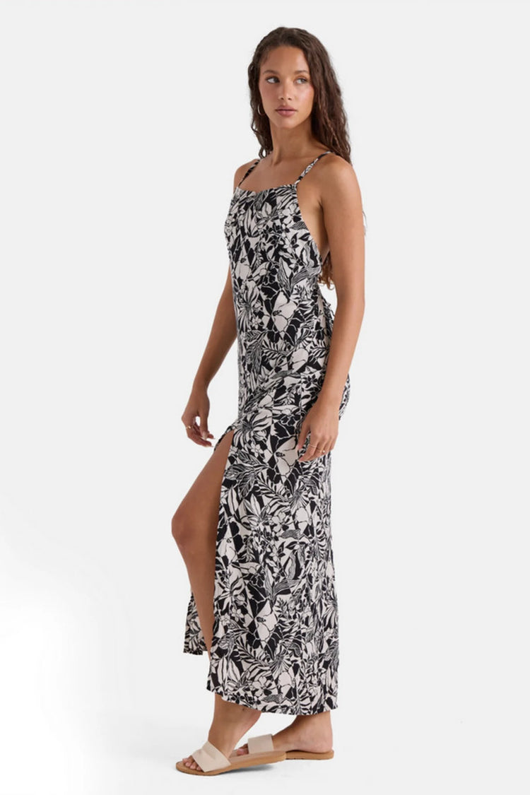 Slip Maxi Dress - BLK