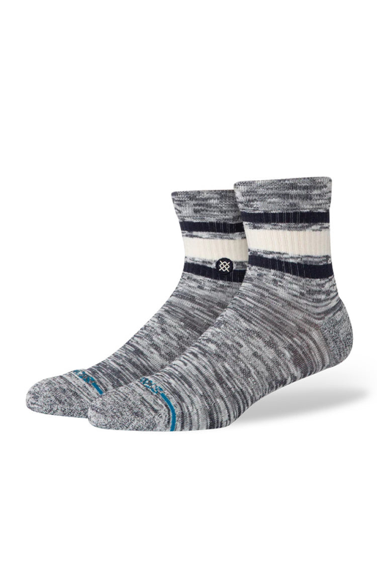 Slub Boyd Quarter Sock - BLU