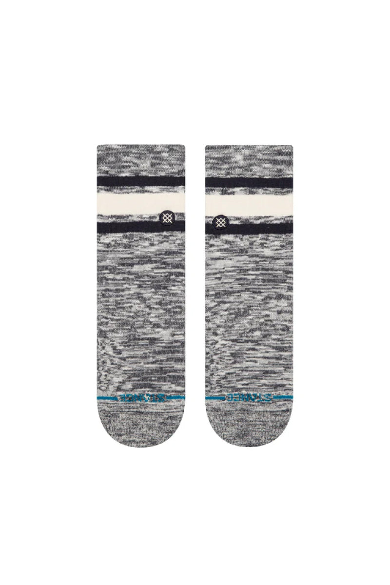 Slub Boyd Quarter Sock - BLU