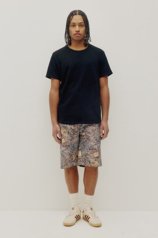 Slub Hi-Lo Tee 2.0 - BLK