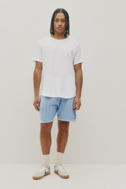 Slub Hi-Lo Tee 2.0 - WHT