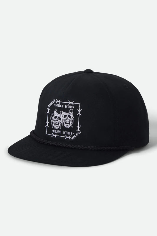 Smile Always Snapback - BLK