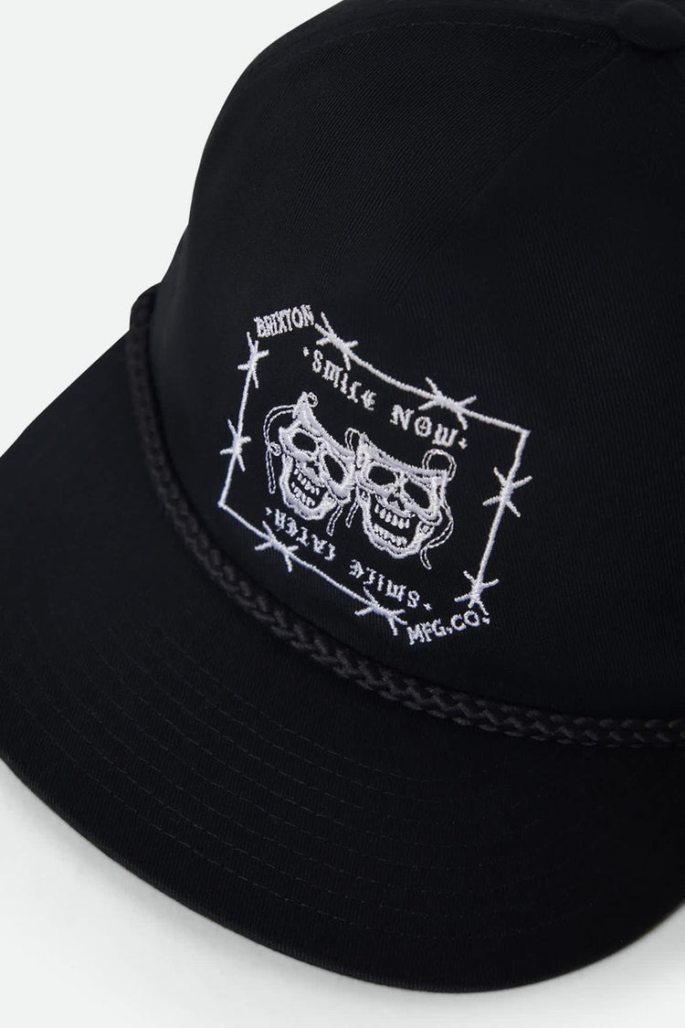 Smile Always Snapback - BLK