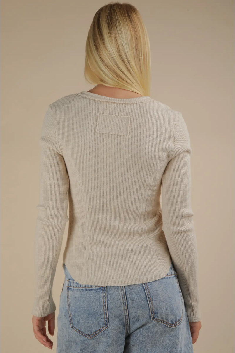 Snap Front Thermal Long Sleeve - OAT