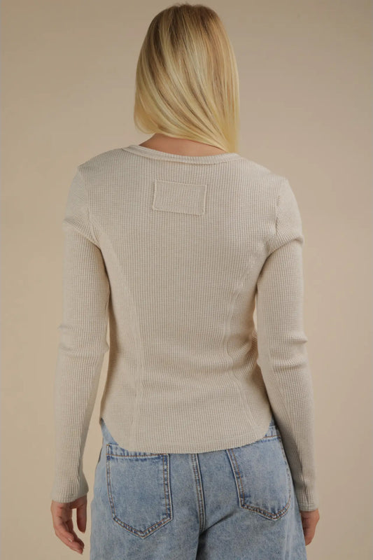 Snap Front Thermal Long Sleeve - OAT