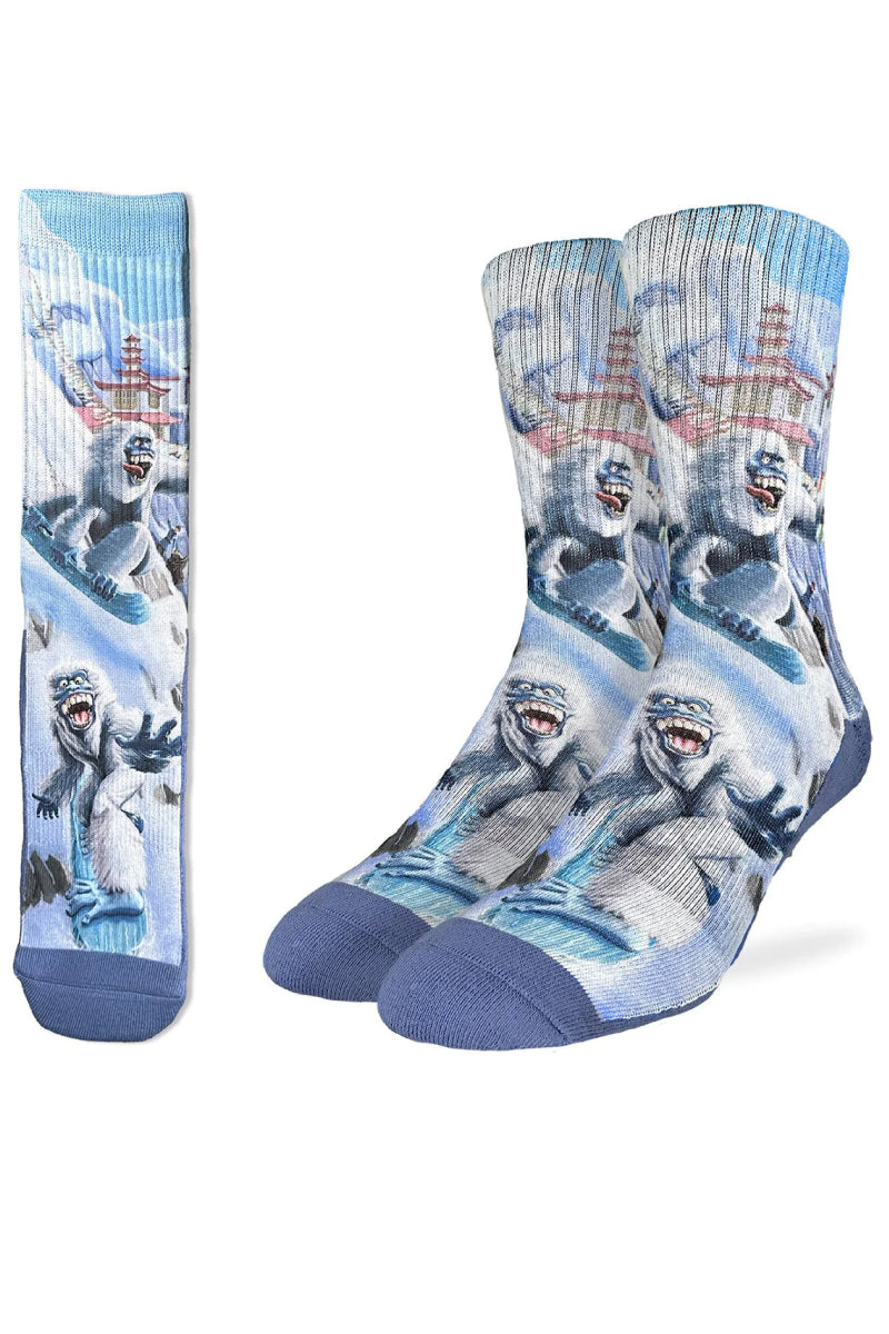 Snowboarding Yeti Sock