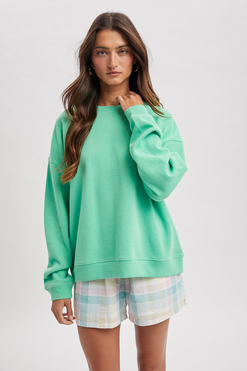 Soft Touch Crew Sweatshirt - GRN