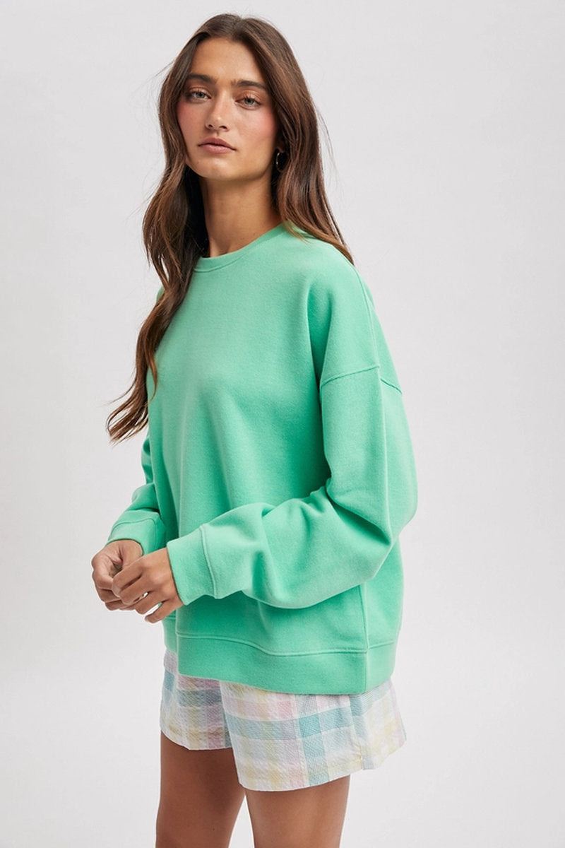Soft Touch Crew Sweatshirt - GRN