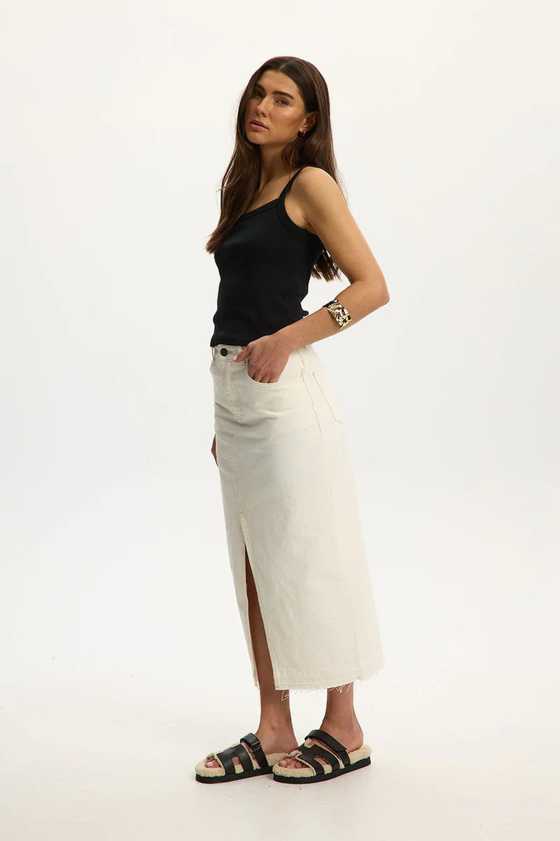 Solene Sexyback Tank - BLK