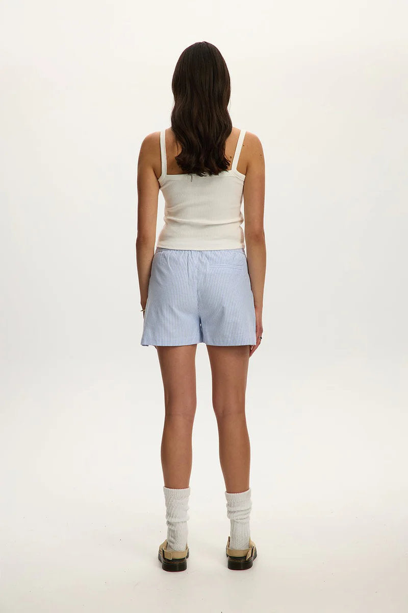 Solene Sexyback Tank - WHT