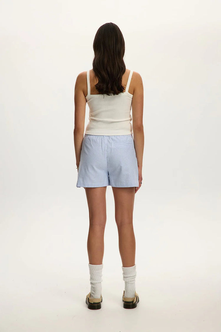 Solene Sexyback Tank - WHT