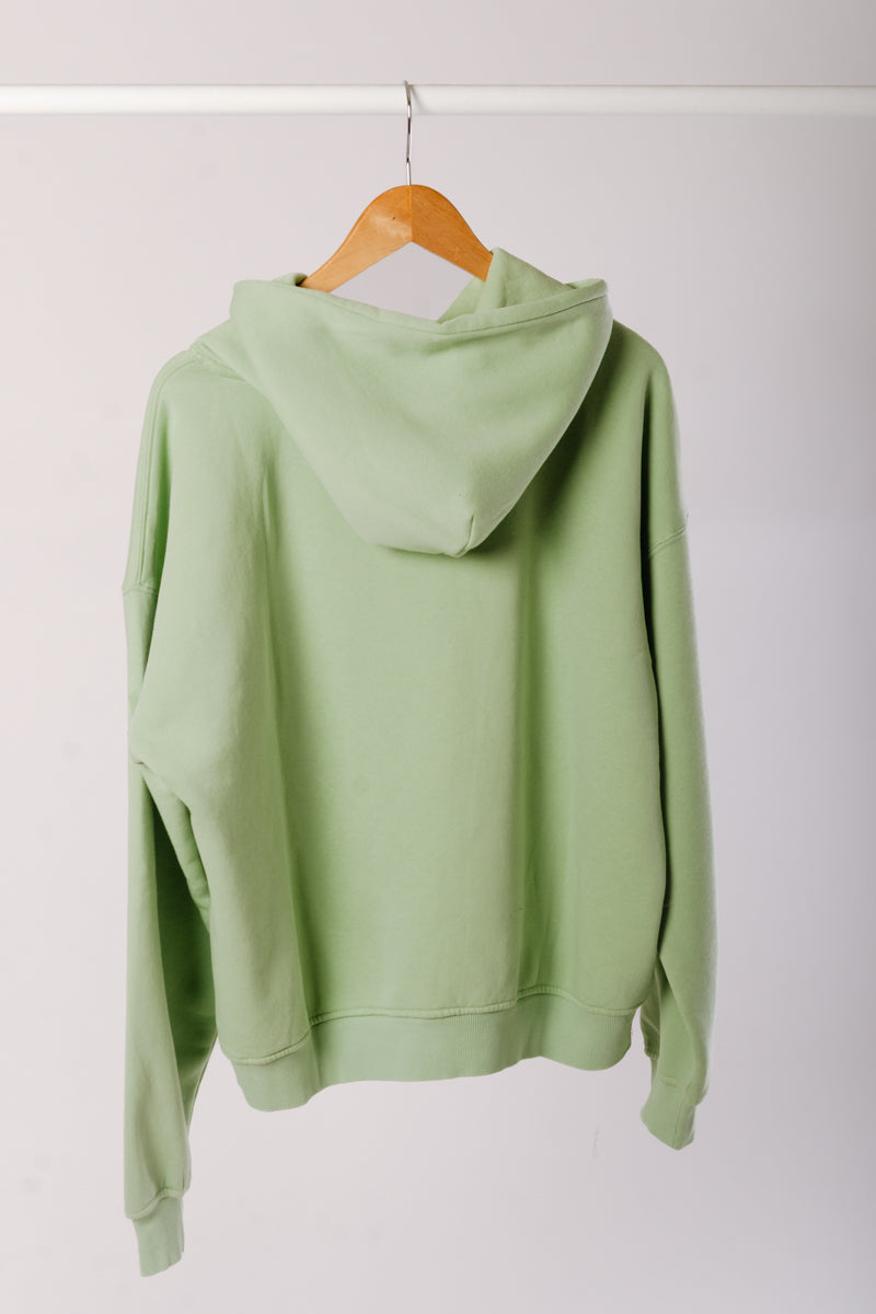 Solid Washed Hoodie - GRN