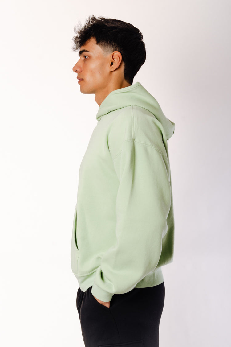 Solid Washed Hoodie - GRN