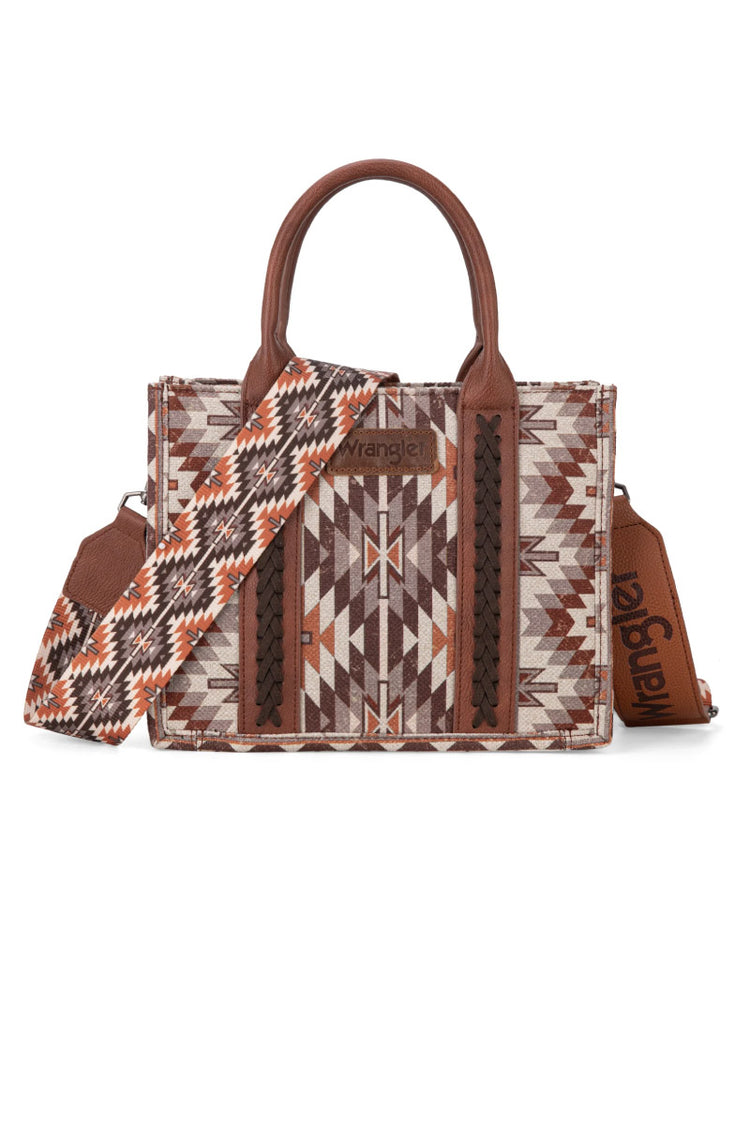 Southwest Crossbody Mini Tote - BRN