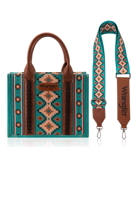 Southwest Crossbody Mini Tote - TUR