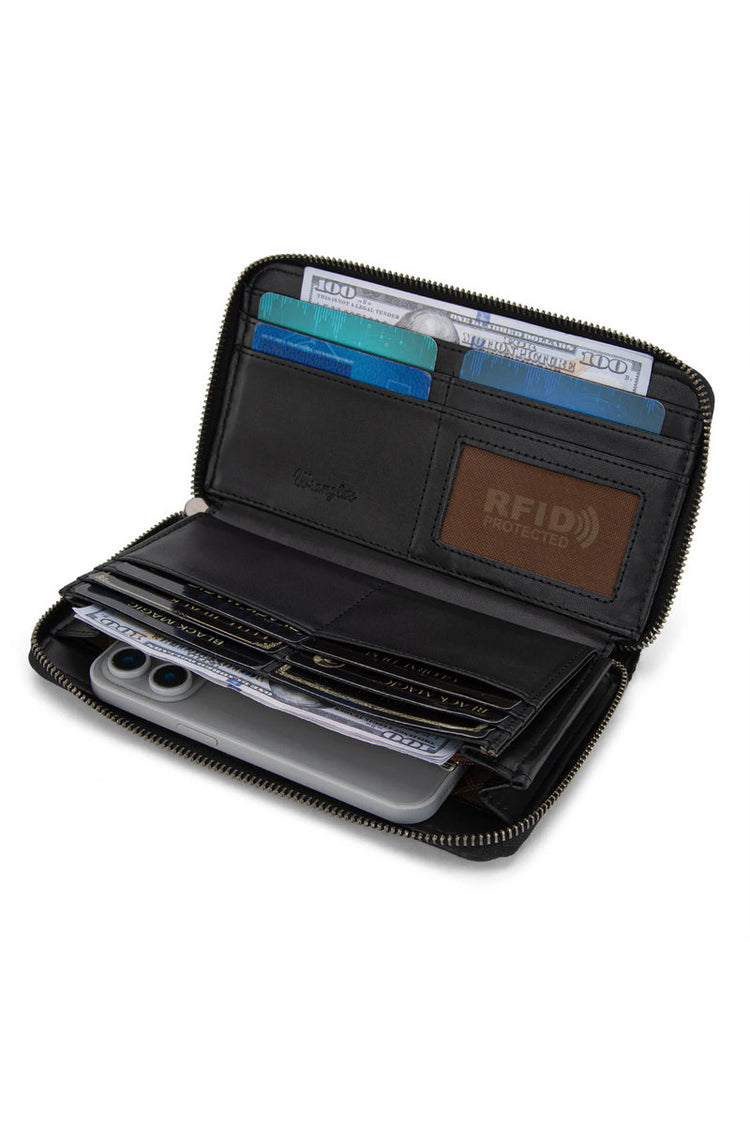 Southwestern Knitted Wallet - BLK