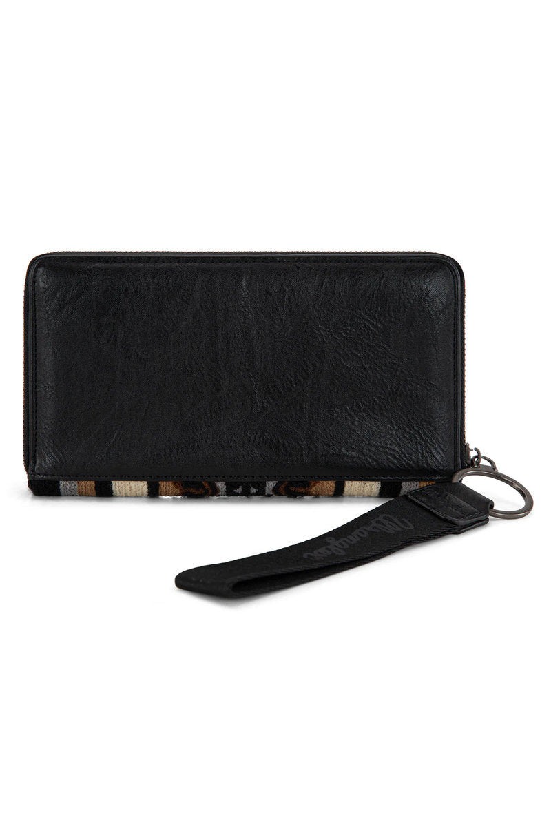 Southwestern Knitted Wallet - BLK