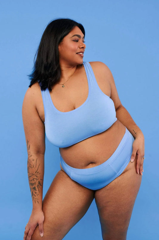 Sporty Bralette - Sky Blue - SKY