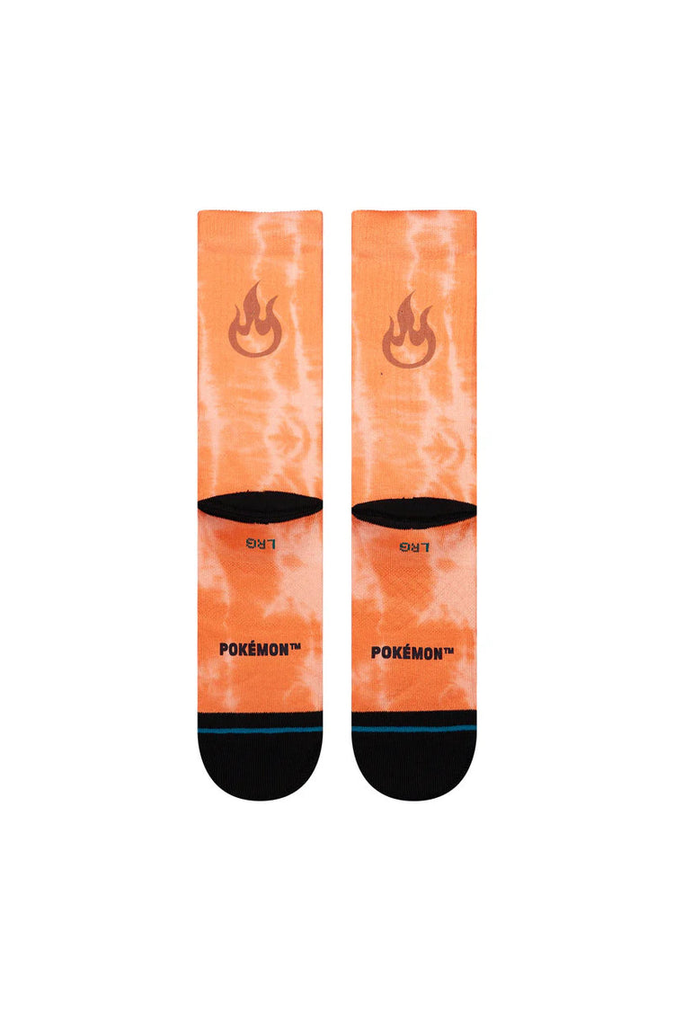 Pokemon x Stance Charizard Crew Sock - ORA