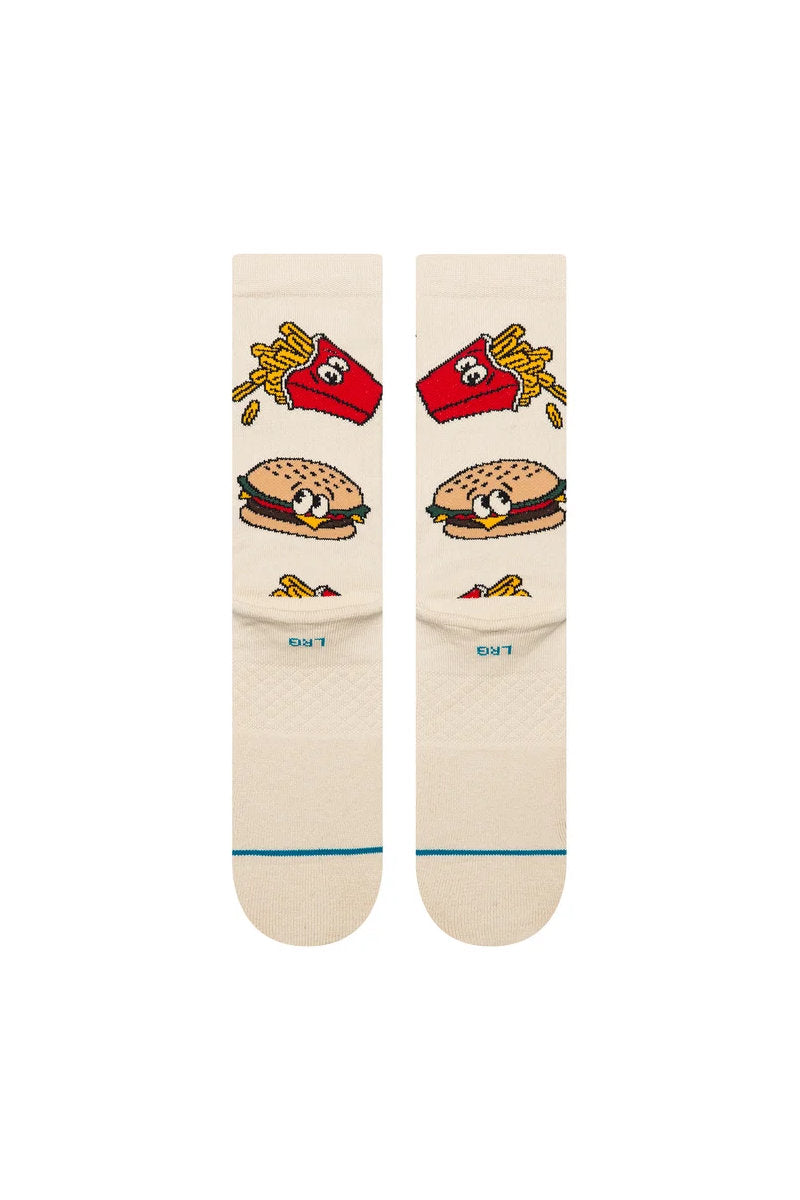 Combo Meal Crew Sock - TAN