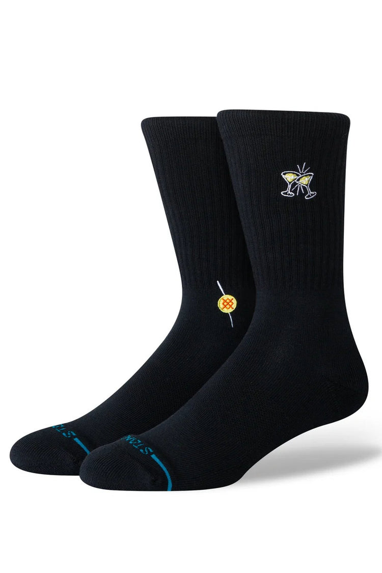 Extra Dirty Crew Sock - BLK