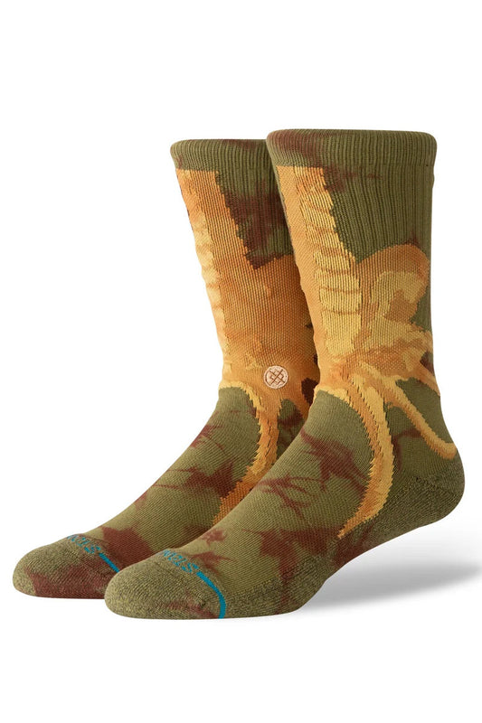 Alien x Stance Face Hugger Crew Sock - BRN