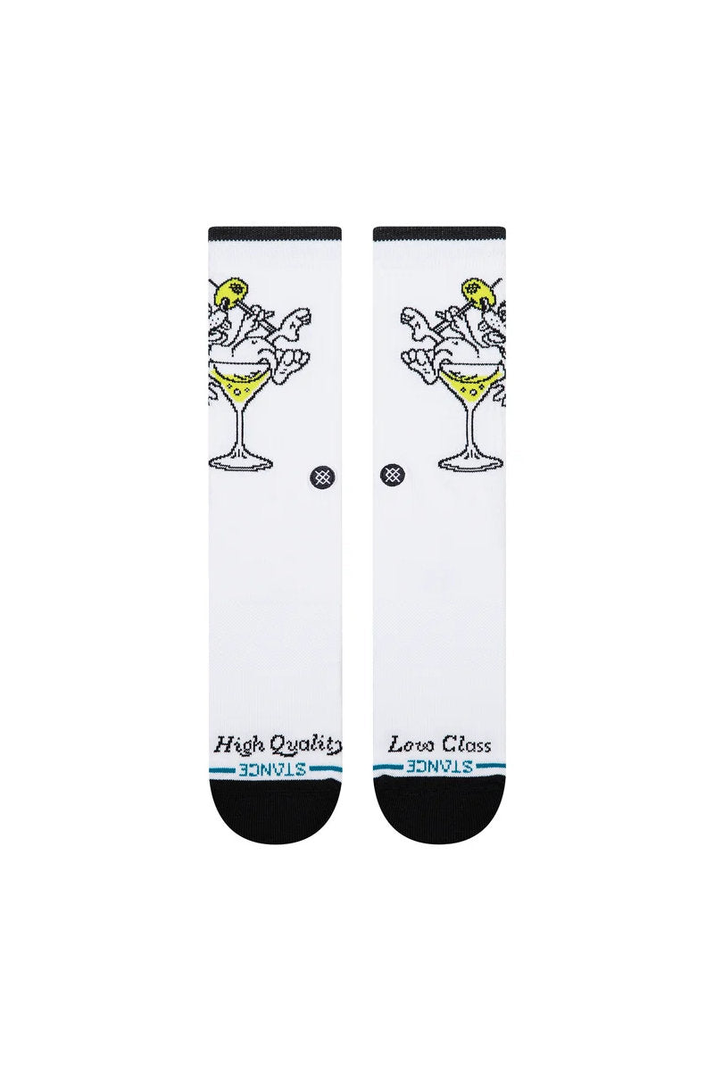 High Quality Low Class Crew Sock - White
